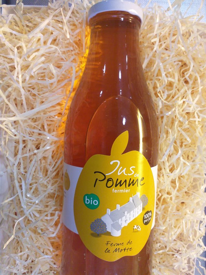 Jus de Pomme Fermier Bio Lieu Roussel 1L